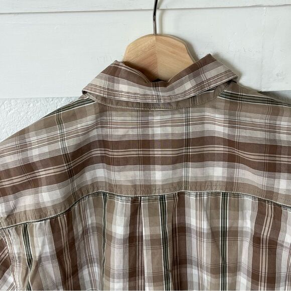 Carhartt Men's Small Relaxed Fit Plaid Button-down Shirt. - Picture 6 of 7